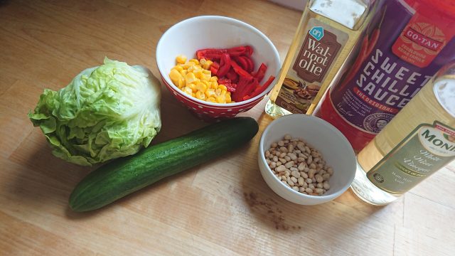 Gemengde salade - ingrediënten