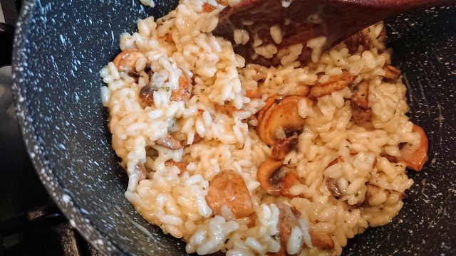 Risotto met champignons gemengd