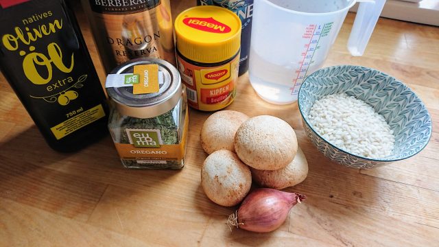 Risotto met champignons ingrediënten