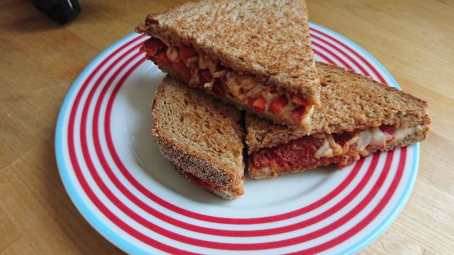 Tosti met chorizo